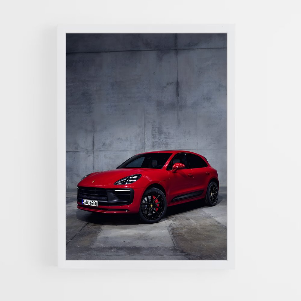 Poster Macan gts élégant – affiche Porsche (vue 3)